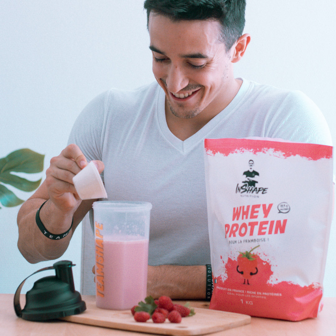 Tibo Inshape a ferver Inshape Nutrition Raspberry Whey