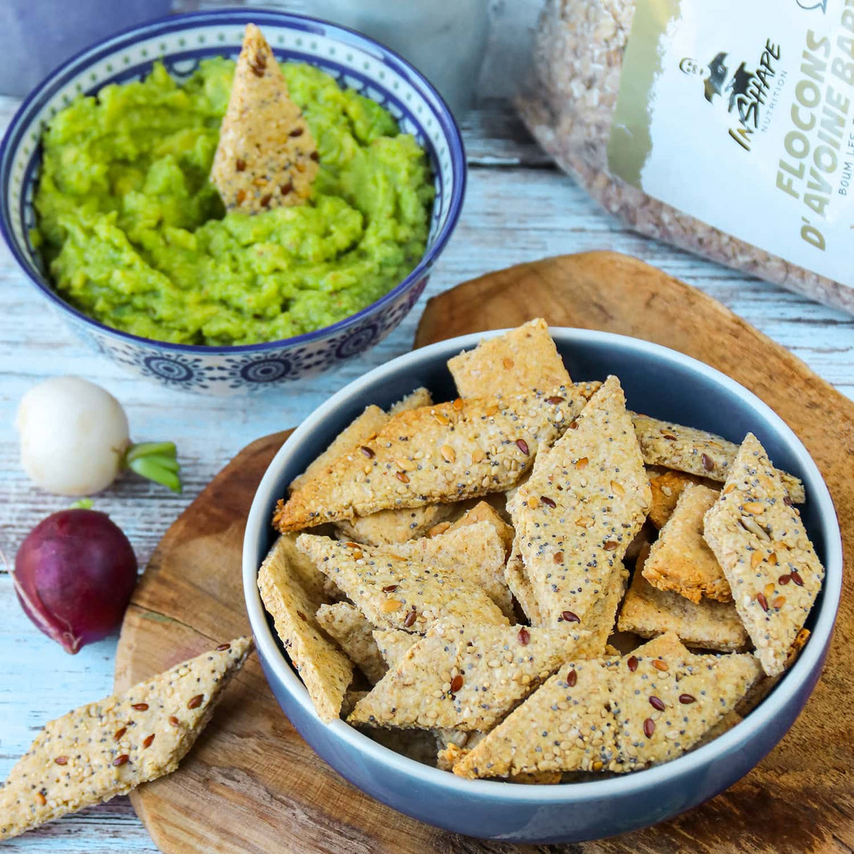 Flocos de aveia biológica para bebés