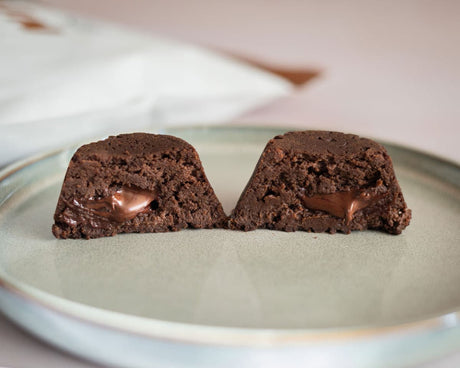 Fondant de chocolate com soro de leite