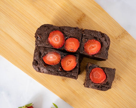 Receita de brownie proteico pronta em 5 minutos