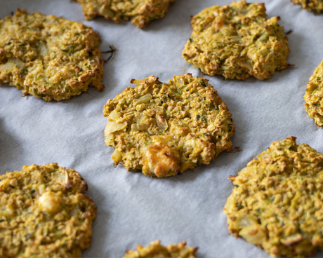 Rissóis de proteínas com queijo de cabra e courgette