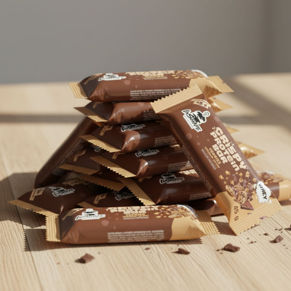 Barra de proteínas crocantes 45 g