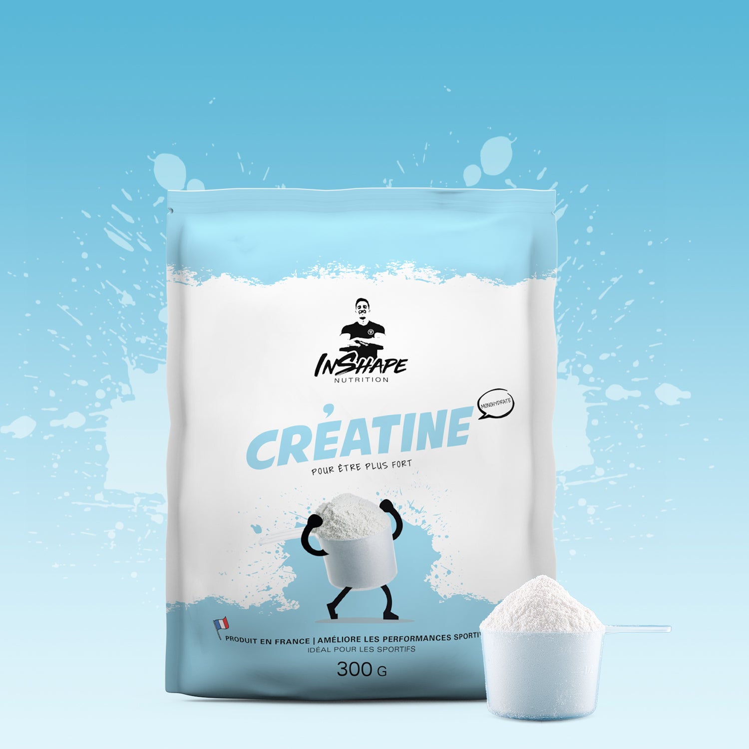 Creatina em pó Inshape Nutrition