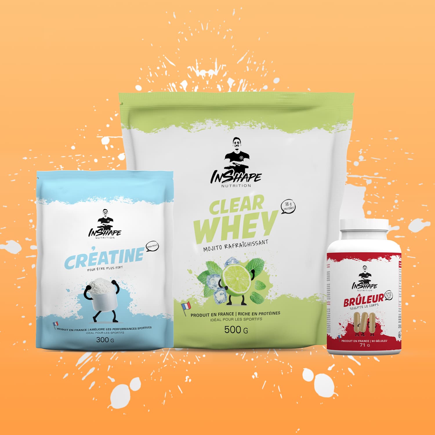 Pacote de músculos secos