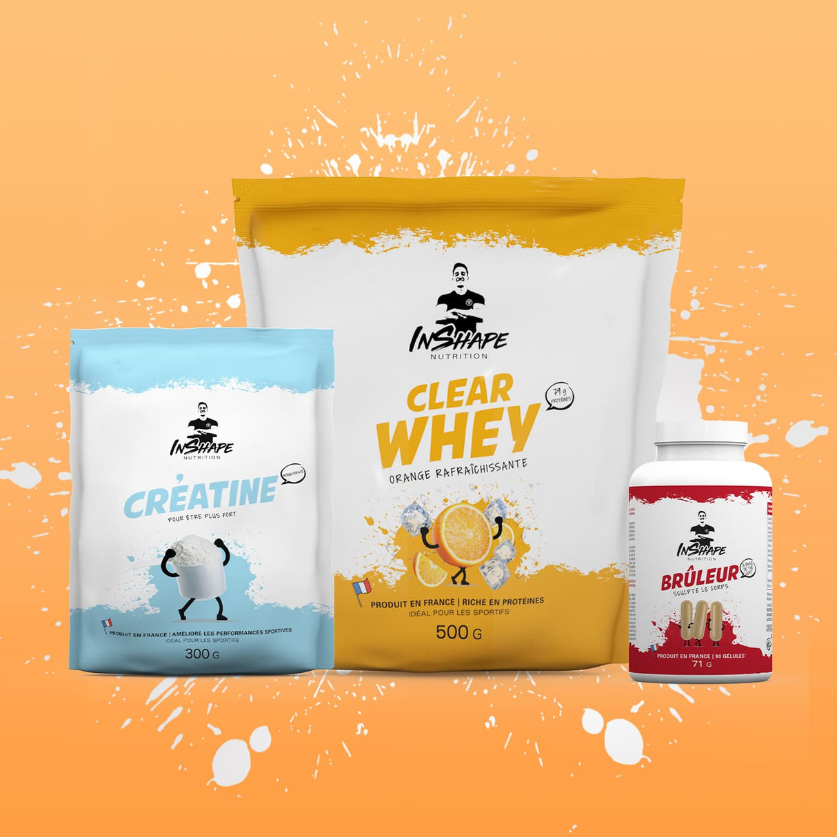 Pacote de músculos secos