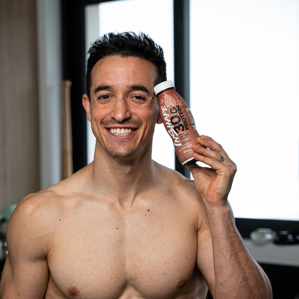 Batido de proteína de soro de leite