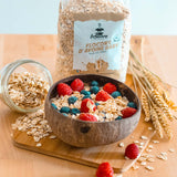 Flocos de aveia biológica para bebés