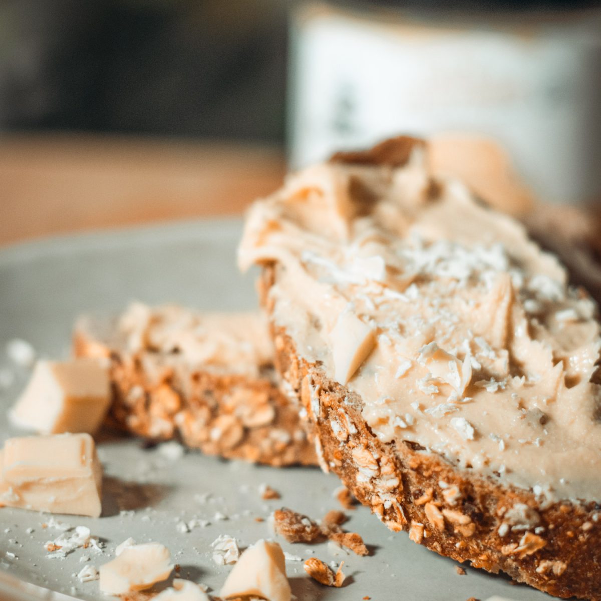 Creme para barrar com sabor a chocolate branco